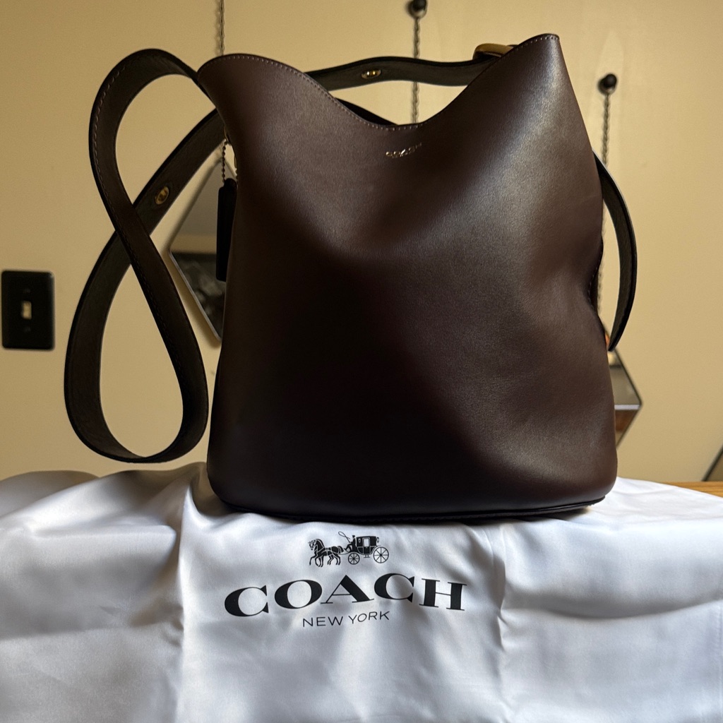 Coach Brand New Tag Removed Bleeker Maple Bag